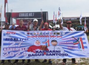 Buktikan Komitmen, Relawan Sergu Hadiri Kampanye Akbar KBS di Pinggir